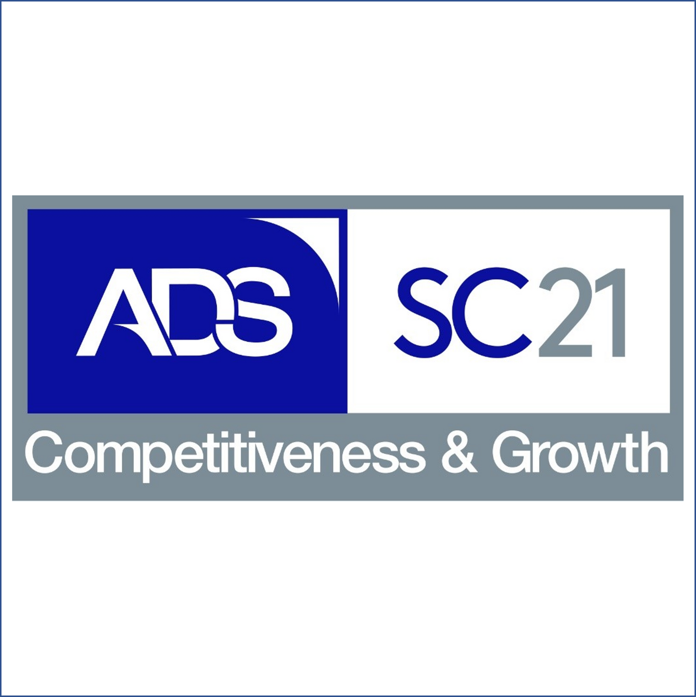 The ADS SC21 Competitveness and Growth stamp. CCP Gransden complteed the SC21 Competitiveness and Growth programme, enhancing the business' effectiveness.