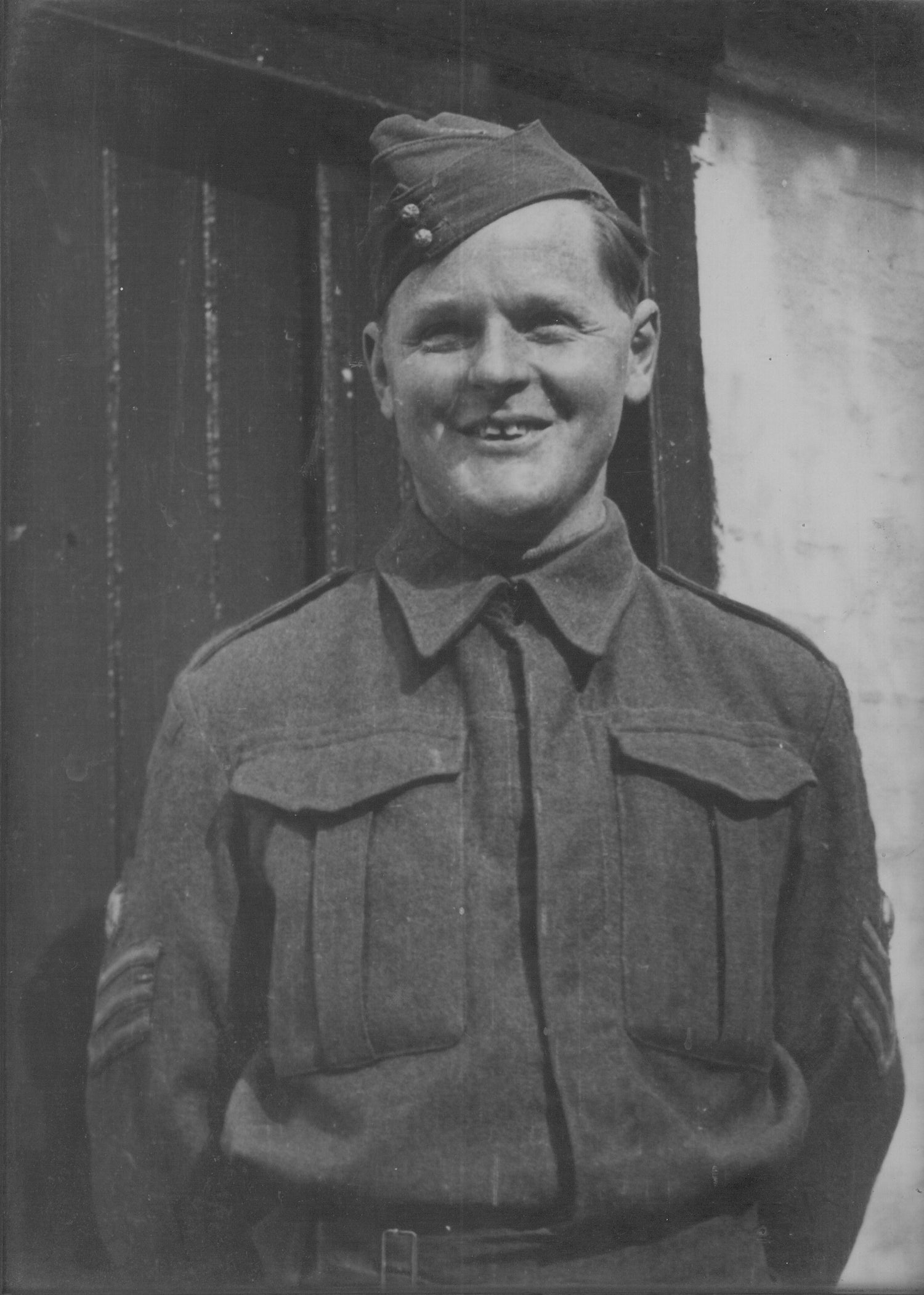 John Hamilton (Manager of the firm) in his home guard uniform during the second world war