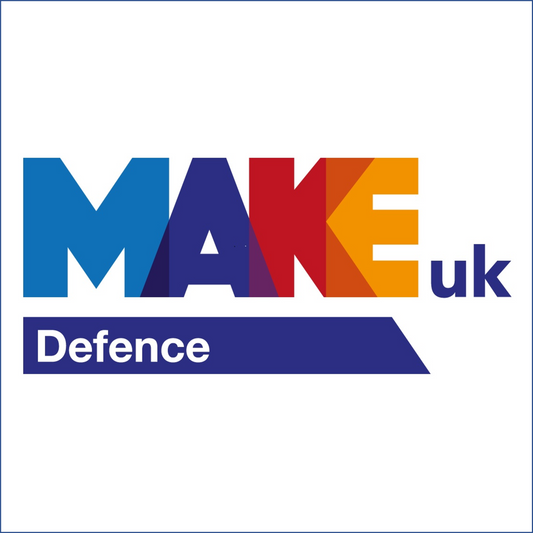 The Make UK Defence logo. CCP Gransden Advanced Composites are proud members.