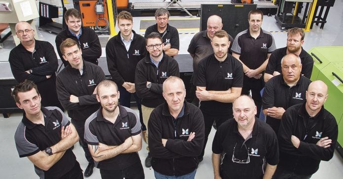 A photo of some of the CCP Gransden team on the factory floor.