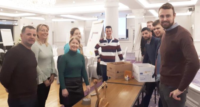 Several CCP Gransden employees pictured at a CPD day hosted by Invest NI