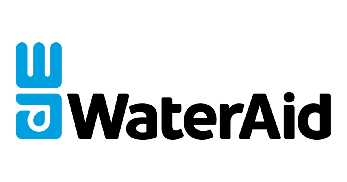 The WaterAid logo. CCP Gransden have donated to WaterAid for several years.